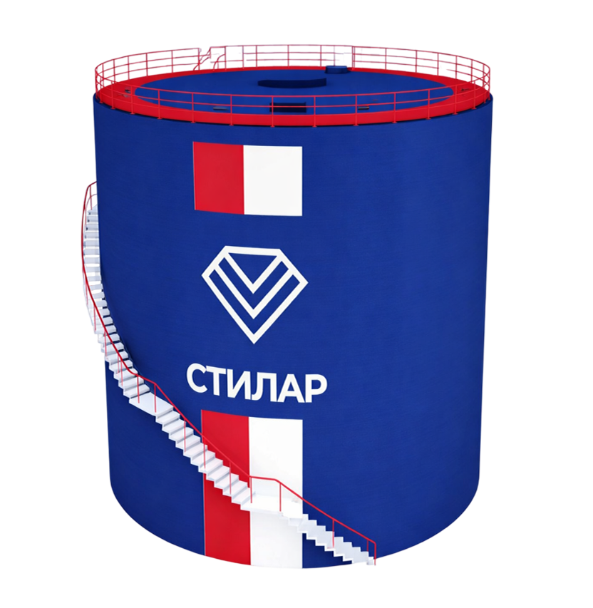 Цельносварной резервуар РВС для масла 50 м³ от завода-производителя